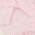 Load image into Gallery viewer, White/Red/Pink Stripe Cotton Shirting | Designer Deadstock

