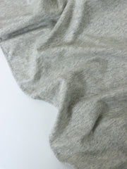 Load image into Gallery viewer, Heather Gray Cotton Spandex French Terry
