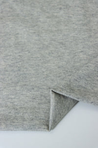 Heather Gray Cotton Spandex French Terry