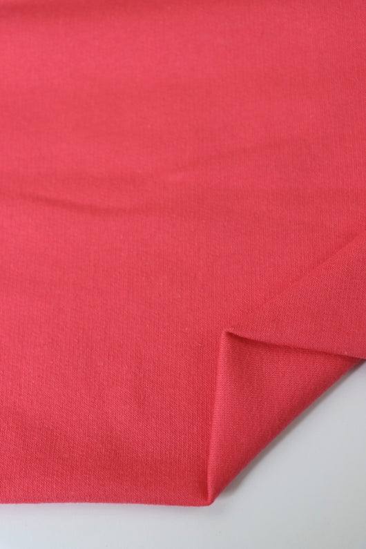 Coral Cotton Spandex French Terry