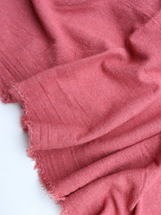 Load image into Gallery viewer, Dusty Rose Textured Basketweave Cotton | Designer Deadstock