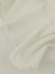 Load image into Gallery viewer, White Slub Textured Cotton | Designer Deadstock
