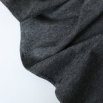 Load image into Gallery viewer, 2 Tone Charcoal Cotton Spandex French Terry
