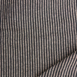 Load image into Gallery viewer, Black &amp; Tan Stripe Cotton Gauze | Designer Deadstock
