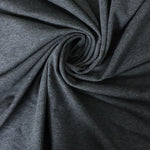 Load image into Gallery viewer, 2 Tone Charcoal Cotton Spandex French Terry
