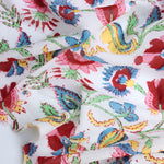 Load image into Gallery viewer, Red/Blue/Green/Yellow Paisley Cotton Organza | Designer Deadstock
