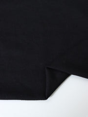 Load image into Gallery viewer, Black Cotton Spandex French Terry
