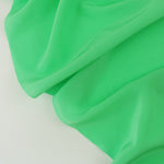 Load image into Gallery viewer, Bright Mint 100% Silk Georgette Crepe
