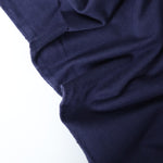 Load image into Gallery viewer, Navy Cotton Spandex French Terry
