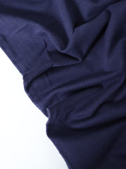 Load image into Gallery viewer, Navy Cotton Spandex French Terry
