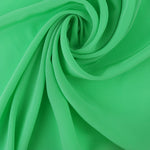 Load image into Gallery viewer, Bright Mint 100% Silk Georgette Crepe
