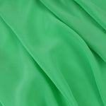 Load image into Gallery viewer, Bright Mint 100% Silk Georgette Crepe
