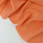 Load image into Gallery viewer, Apricot 100% Silk Georgette Crepe
