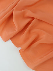 Load image into Gallery viewer, Apricot 100% Silk Georgette Crepe