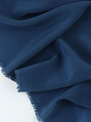Load image into Gallery viewer, 2YD PRECUT; Denim 100% Silk Georgette Crepe