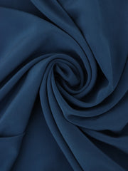 Load image into Gallery viewer, 2YD PRECUT; Denim 100% Silk Georgette Crepe