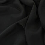 Load image into Gallery viewer, Black 100% Silk Georgette Crepe
