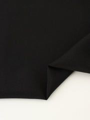Load image into Gallery viewer, Black 100% Silk Georgette Crepe