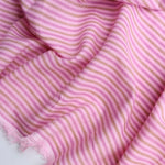 Load image into Gallery viewer, Peanut &amp; Pinks Stripe Cotton Shirting | Designer Deadstock
