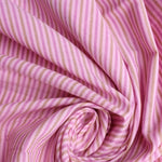 Load image into Gallery viewer, Peanut &amp; Pinks Stripe Cotton Shirting | Designer Deadstock
