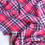 Load image into Gallery viewer, Pink &amp; Peri Textured Cotton | Designer Deadstock
