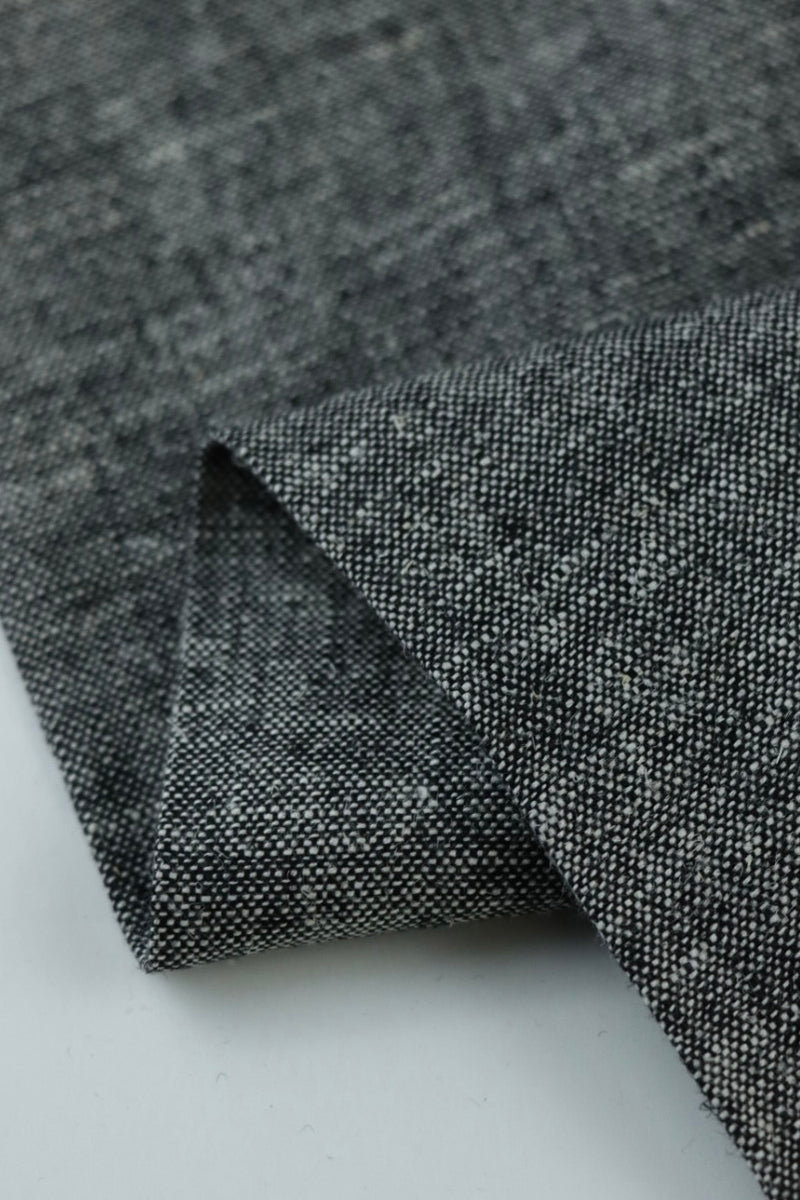 Polyester Wool Fabric Brushed Coating 59 inch Inches Wide Soft by The Yard Medium Heavy Weight (Black)