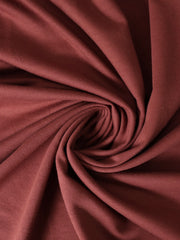Load image into Gallery viewer, Dark Marsala Cotton Spandex French Terry