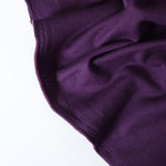 Load image into Gallery viewer, Plum Cotton Spandex French Terry
