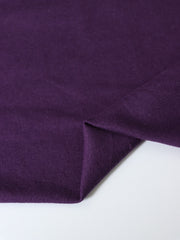 Load image into Gallery viewer, Plum Cotton Spandex French Terry
