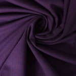 Load image into Gallery viewer, Plum Cotton Spandex French Terry
