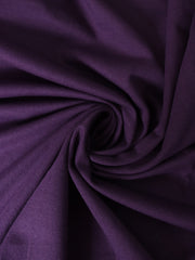 Load image into Gallery viewer, Plum Cotton Spandex French Terry
