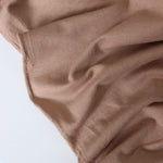 Load image into Gallery viewer, Light Mocha Cotton Spandex French Terry
