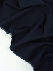 Load image into Gallery viewer, Navy 2x2 Tencel Spandex Rib Knit

