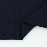 Load image into Gallery viewer, Navy 2x2 Tencel Spandex Rib Knit
