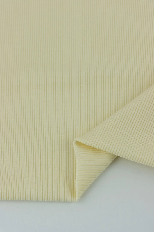 Cornsilk 2x2 Tencel Spandex Rib Knit