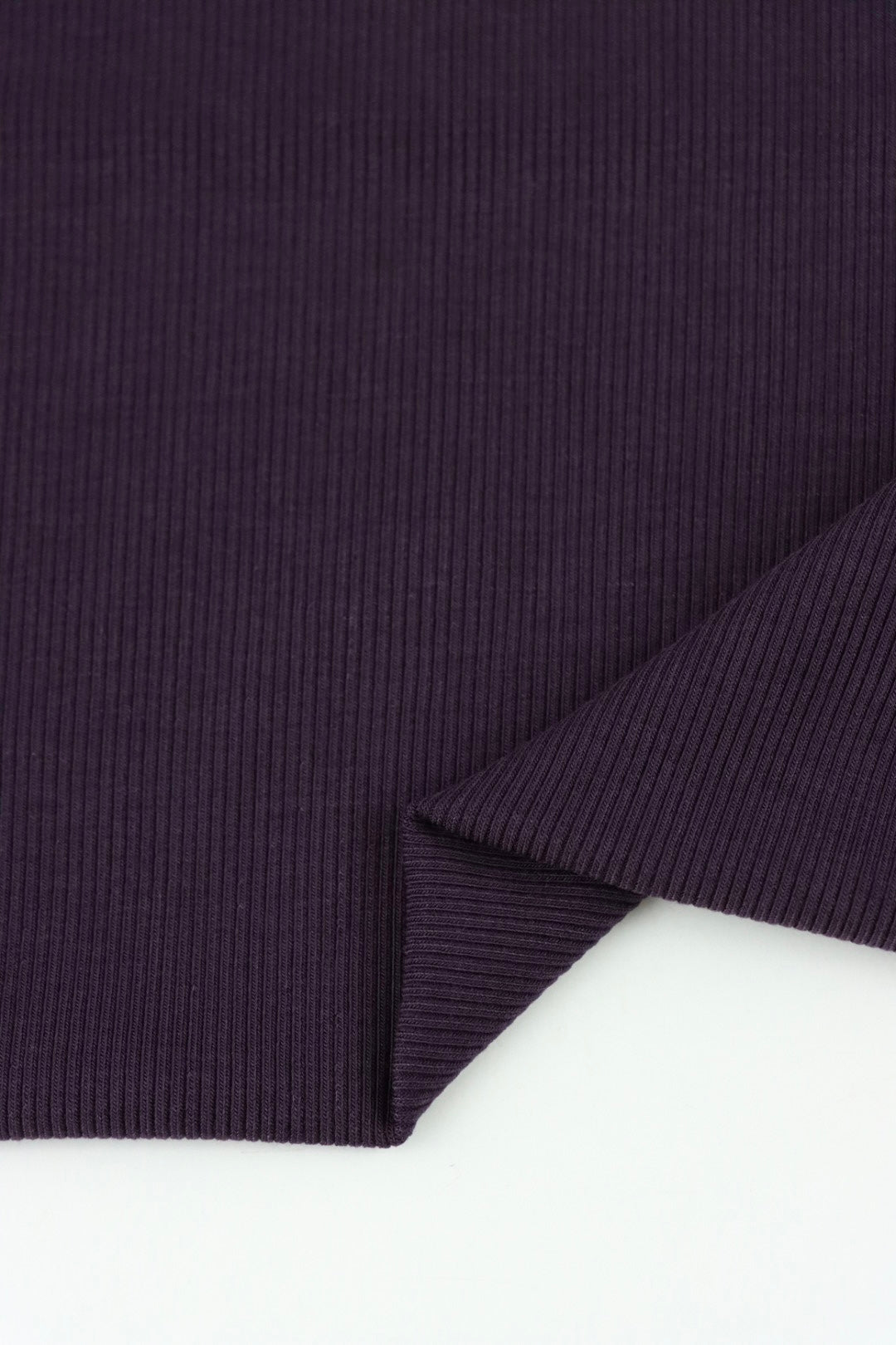 2x2 Htp Rib Deep Plum 2x2 Tencel Spandex Rib Knit | Surge Fabric Shop