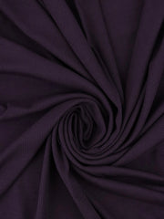 Load image into Gallery viewer, Deep Plum 2x2 Tencel Spandex Rib Knit
