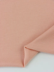 Load image into Gallery viewer, Soft Peach 2x2 Tencel Spandex Rib Knit
