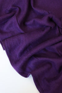 Plum Sibley Brushed Sweater Knit