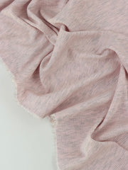 Load image into Gallery viewer, Light Heathered Pink 2x2 Tencel Spandex Rib Knit
