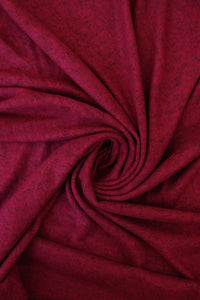 Dark Ruby Sibley Brushed Sweater Knit