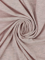 Load image into Gallery viewer, Light Heathered Pink 2x2 Tencel Spandex Rib Knit

