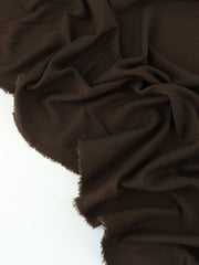 Load image into Gallery viewer, Chocolate Brown 2x2 Tencel Spandex Rib Knit
