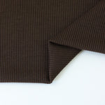 Load image into Gallery viewer, Chocolate Brown 2x2 Tencel Spandex Rib Knit
