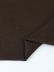 Load image into Gallery viewer, Chocolate Brown 2x2 Tencel Spandex Rib Knit
