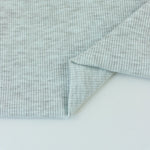 Load image into Gallery viewer, Light Heathered Blue 2x2 Tencel Spandex Rib Knit
