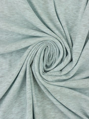 Load image into Gallery viewer, Light Heathered Blue 2x2 Tencel Spandex Rib Knit
