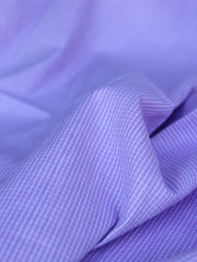 Load image into Gallery viewer, Crocus Petal &amp; Ivory Mini Check Handwoven Cotton