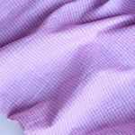 Load image into Gallery viewer, Thistle Pink &amp; Ivory Mini Check Handwoven Cotton
