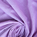 Load image into Gallery viewer, Thistle Pink &amp; Ivory Mini Check Handwoven Cotton
